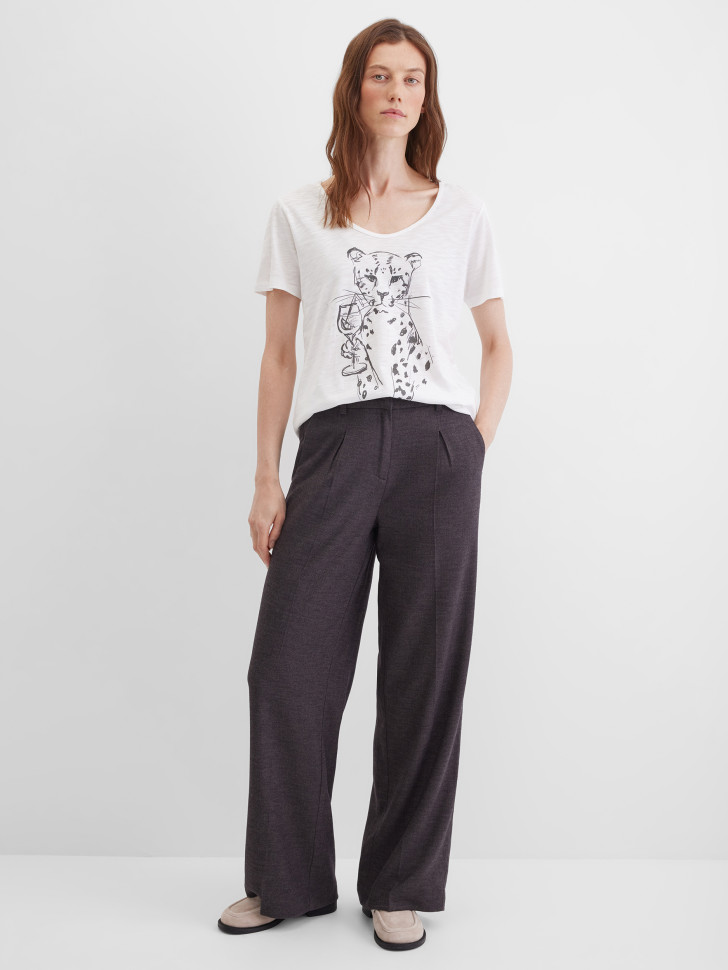 Брюки с шерстью