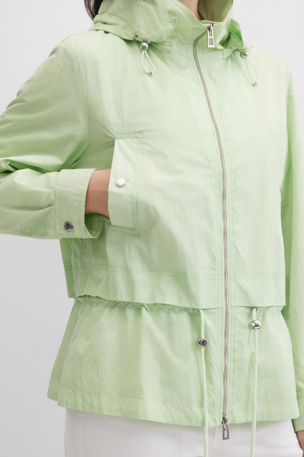 Ветровка с жатым эффектом