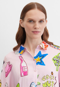 Блузка с длинным рукавом