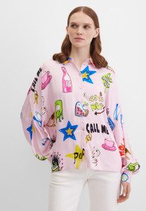 Блузка с длинным рукавом