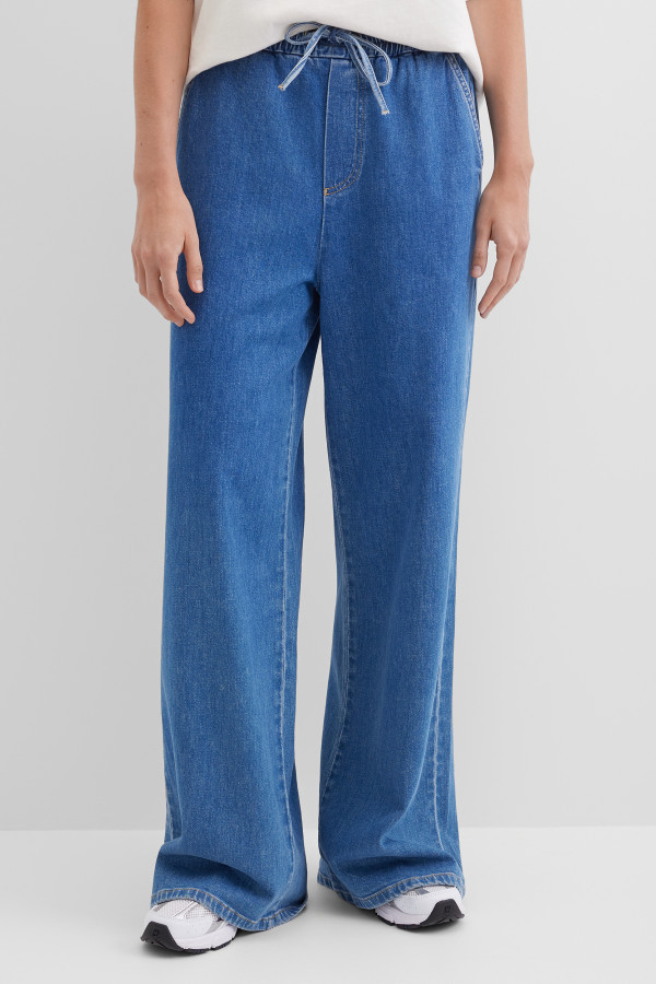 Джинсы широкие
