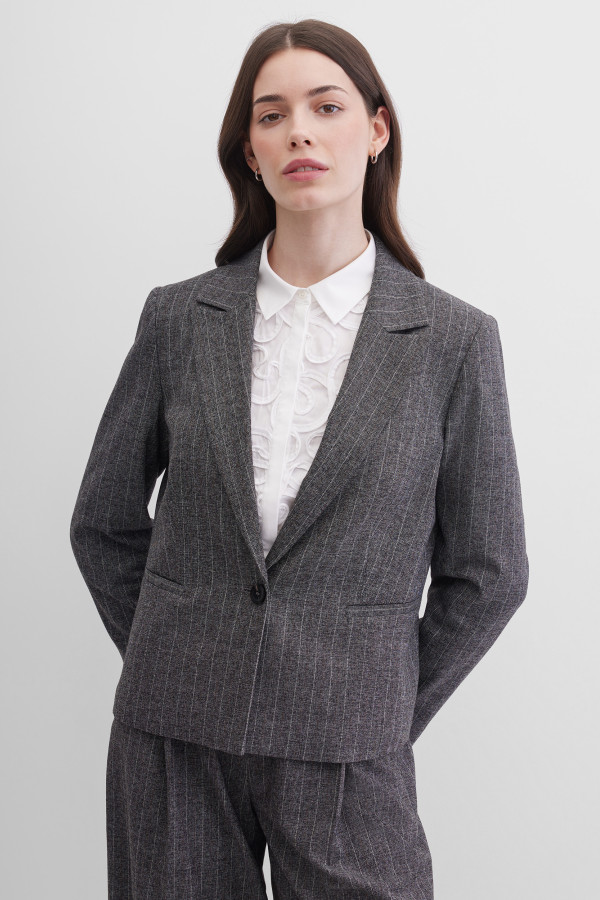 Жакет в полоску