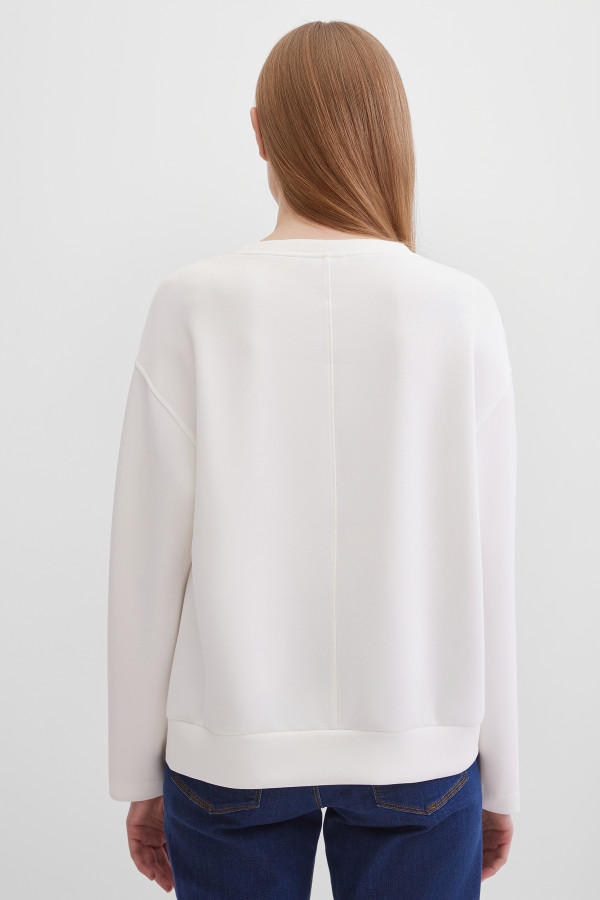 Свитшот с абстрактным принтом