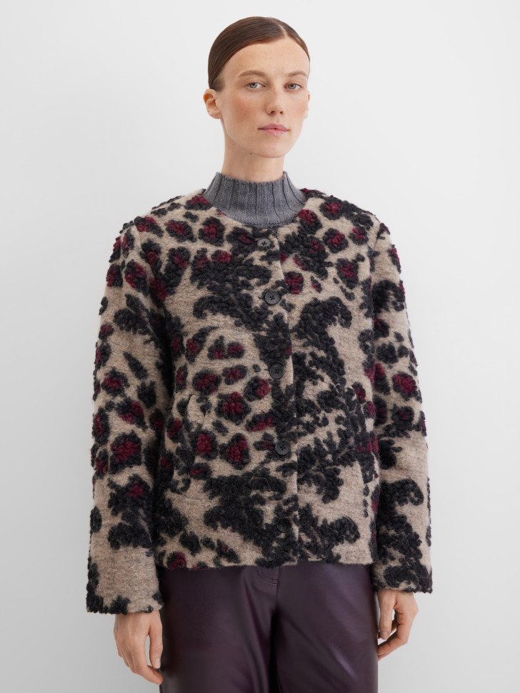 Жакет из фактурной шерсти