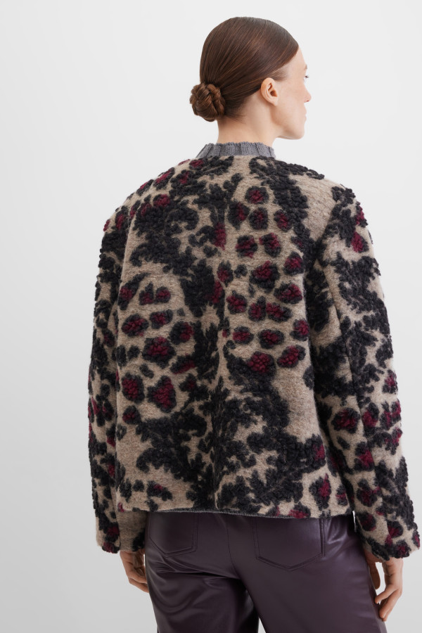 Жакет из фактурной шерсти