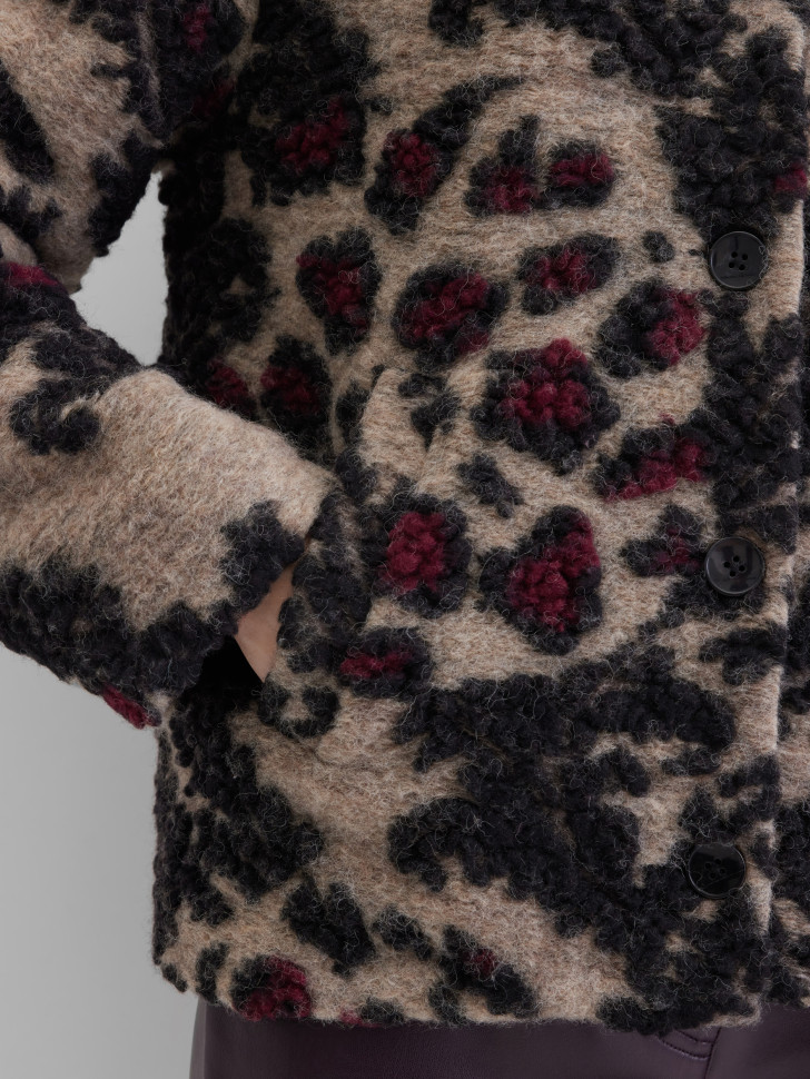 Жакет из фактурной шерсти