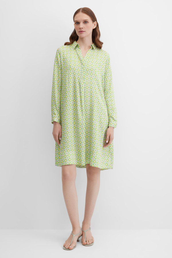 Платье-рубашка миди