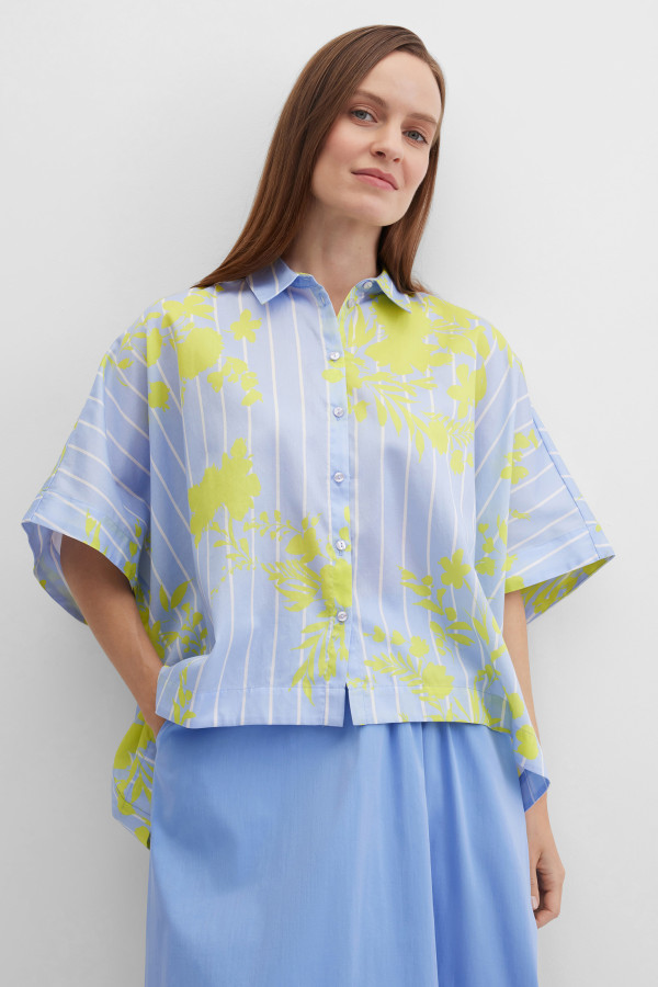 Рубашка из хлопка с принтом