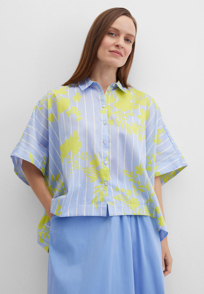 Рубашка из хлопка с принтом