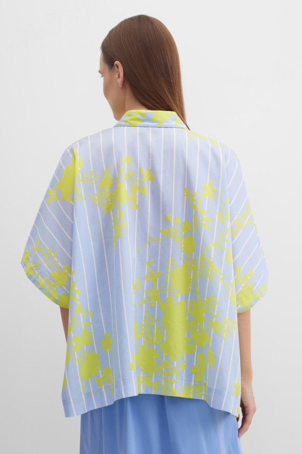 Рубашка из хлопка с принтом