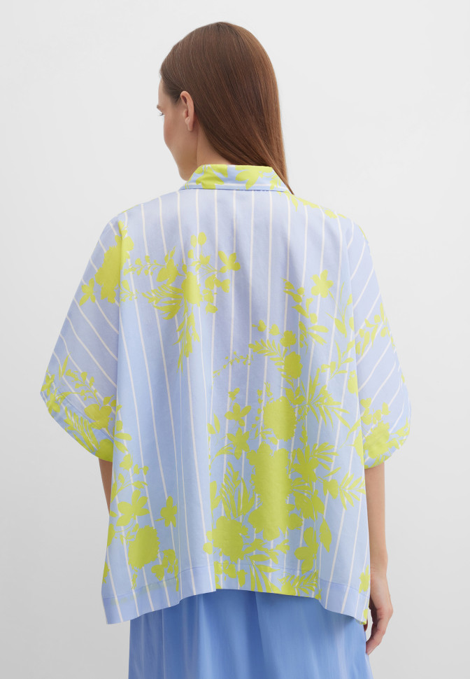 Рубашка из хлопка с принтом