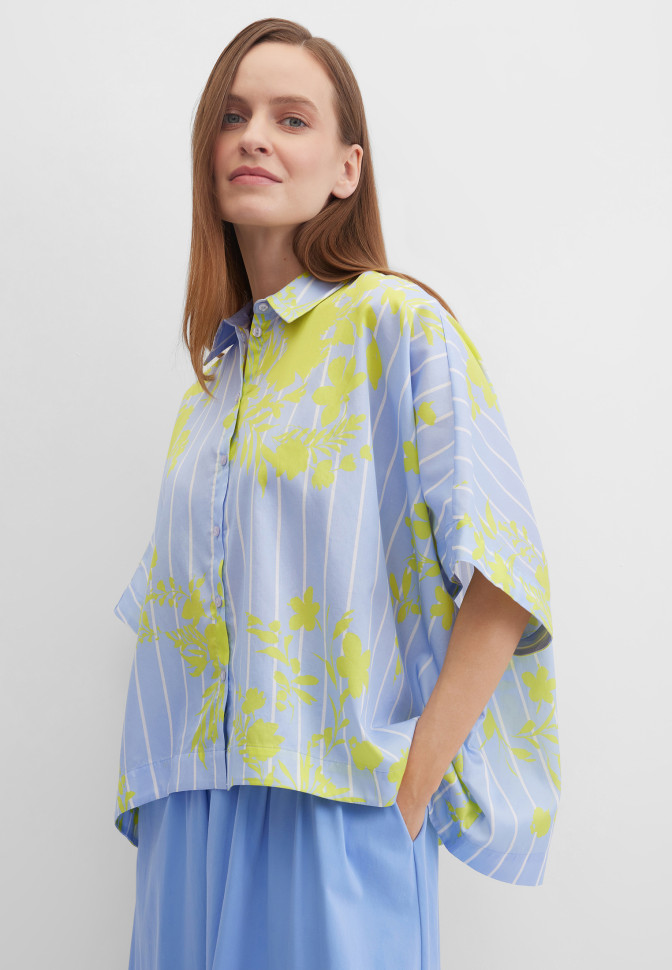 Рубашка из хлопка с принтом
