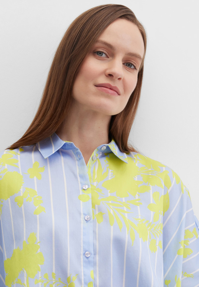Рубашка из хлопка с принтом