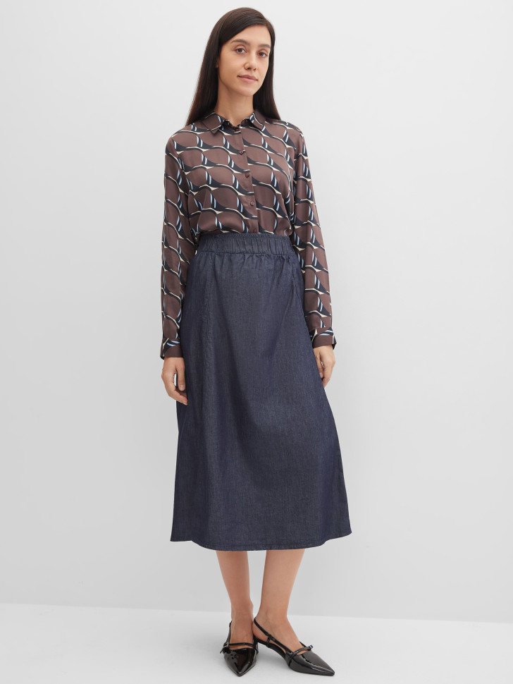 Блузка с длинным рукавом