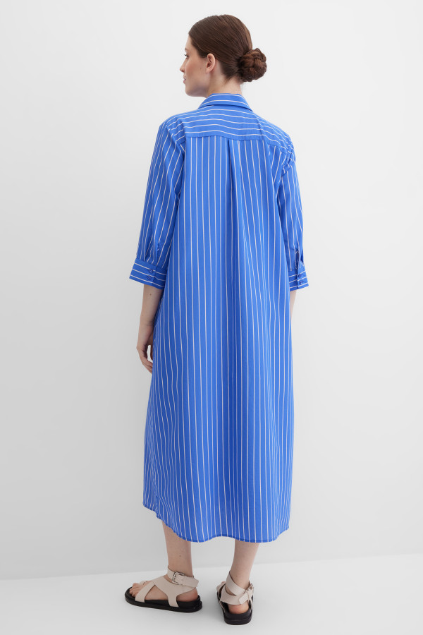 Платье-рубашка макси