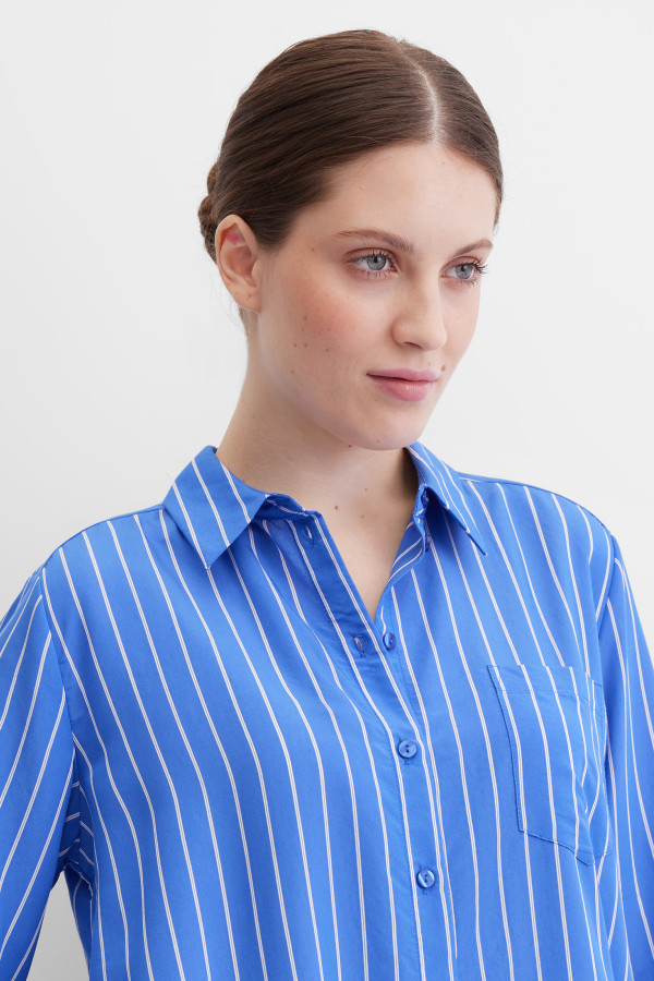 Платье-рубашка макси