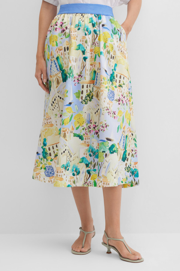 Юбка с принтом