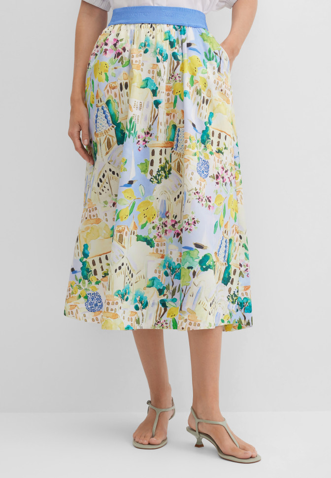 Юбка с принтом