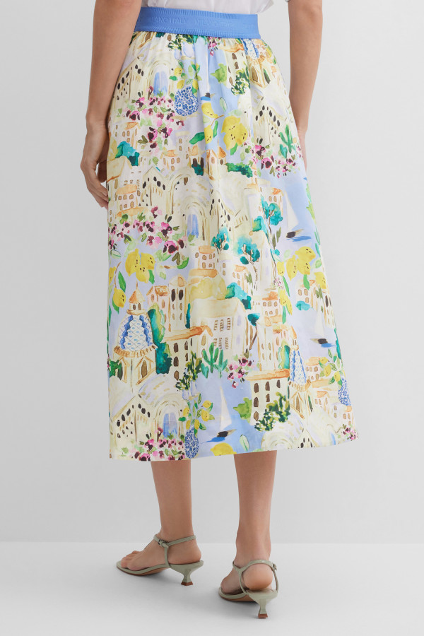 Юбка с принтом