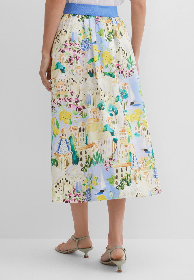 Юбка с принтом