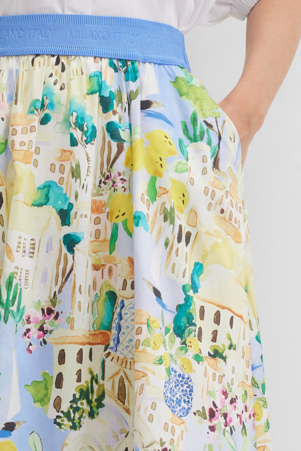 Юбка с принтом