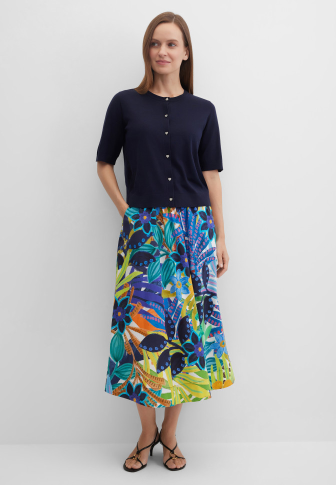 Кардиган с короткими рукавами