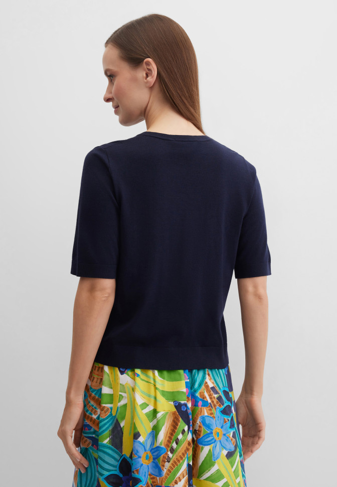 Кардиган с короткими рукавами