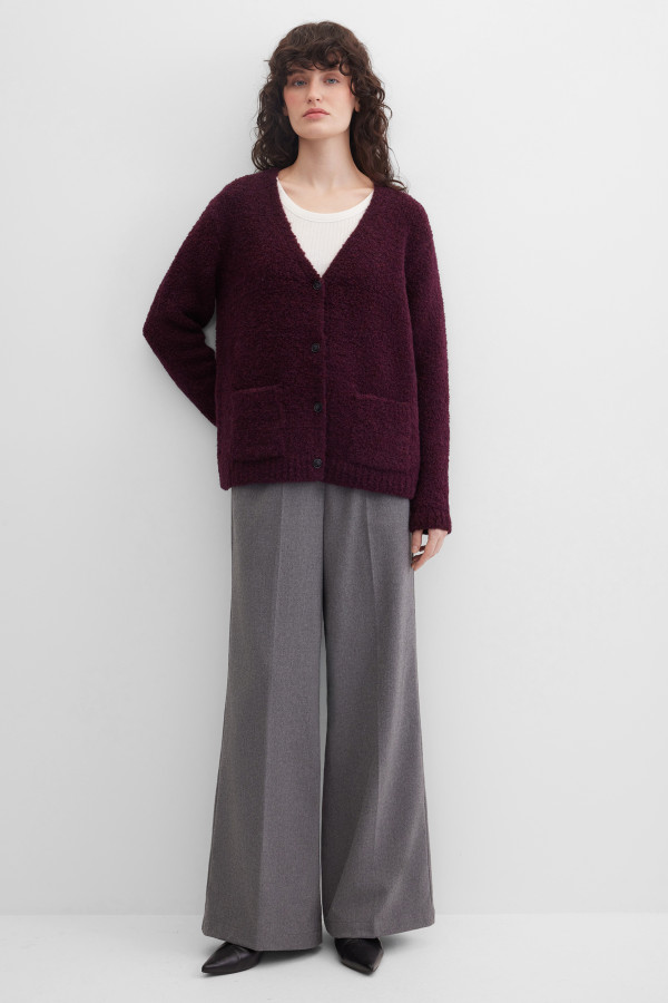 Кардиган прямого кроя