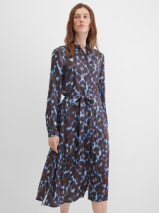 Платье-рубашка макси