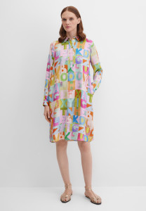 Платье-рубашка миди