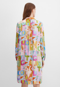 Платье-рубашка миди