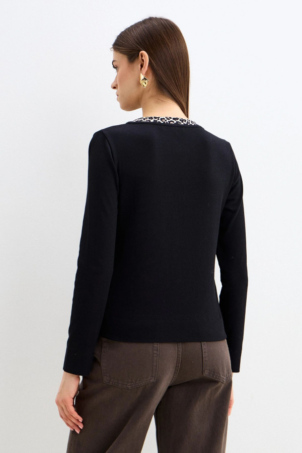 Кардиган трикотажный на молнии