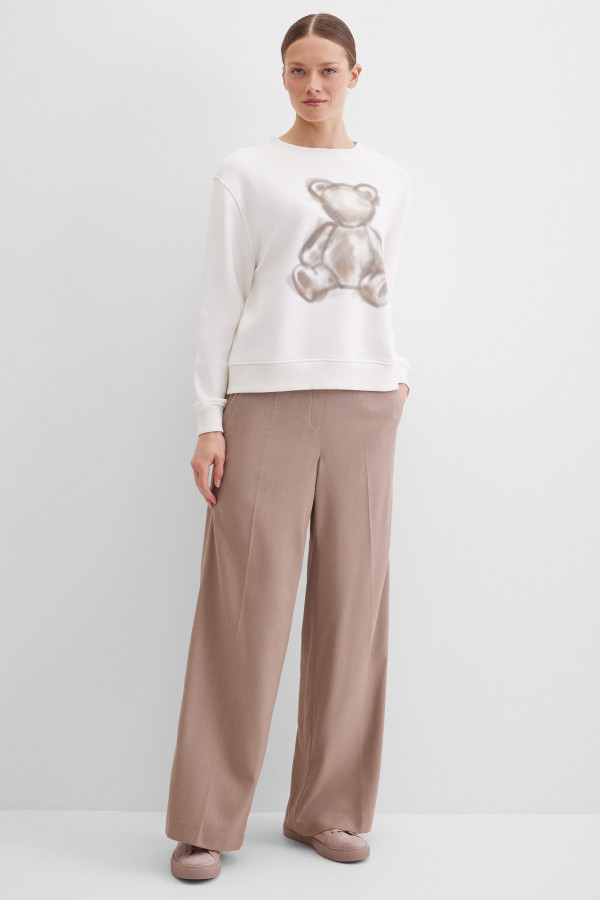 Брюки широкие