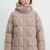 Пальто утепленное аляска с натуральным пухом