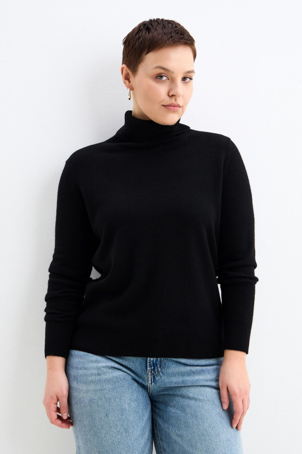 Водолазка прямого кроя