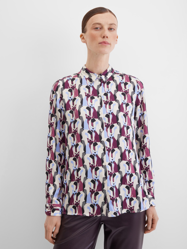 Блузка с длинным рукавом