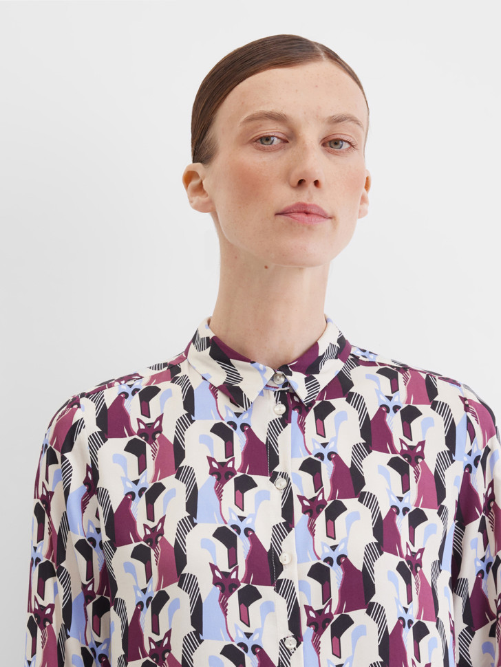 Блузка с длинным рукавом