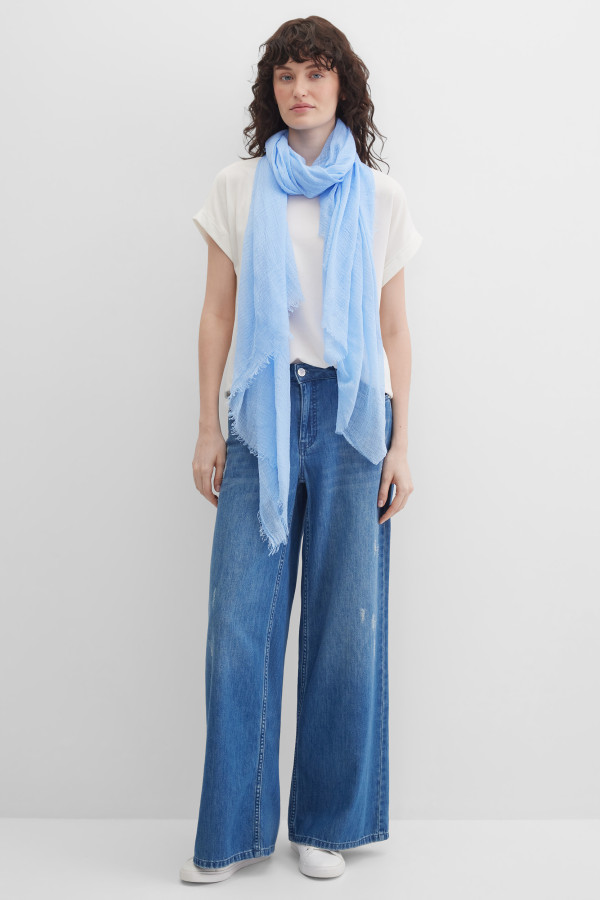 Шарф с бахромой