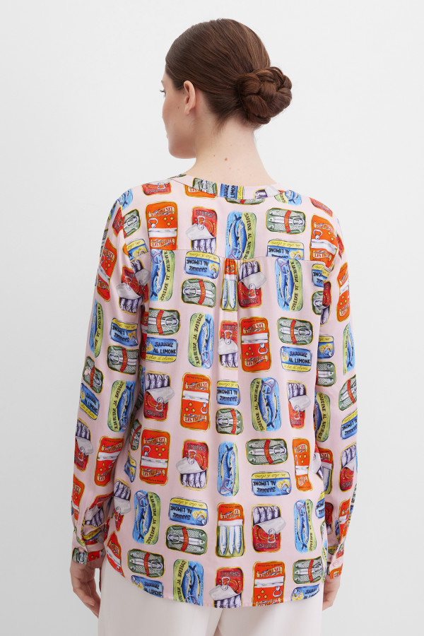 Блузка с длинным рукавом