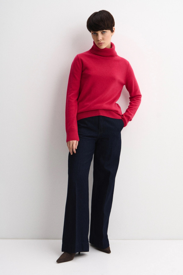 Водолазка прямого кроя