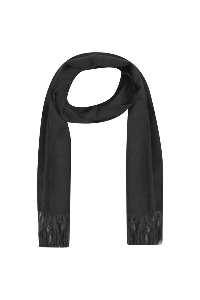 Шарф из шерсти с вискозой