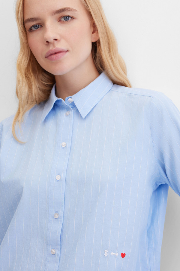 Рубашка с длинным рукавом