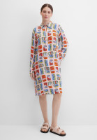 Платье-рубашка миди