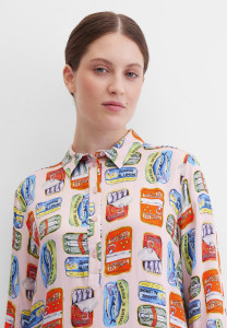 Платье-рубашка миди