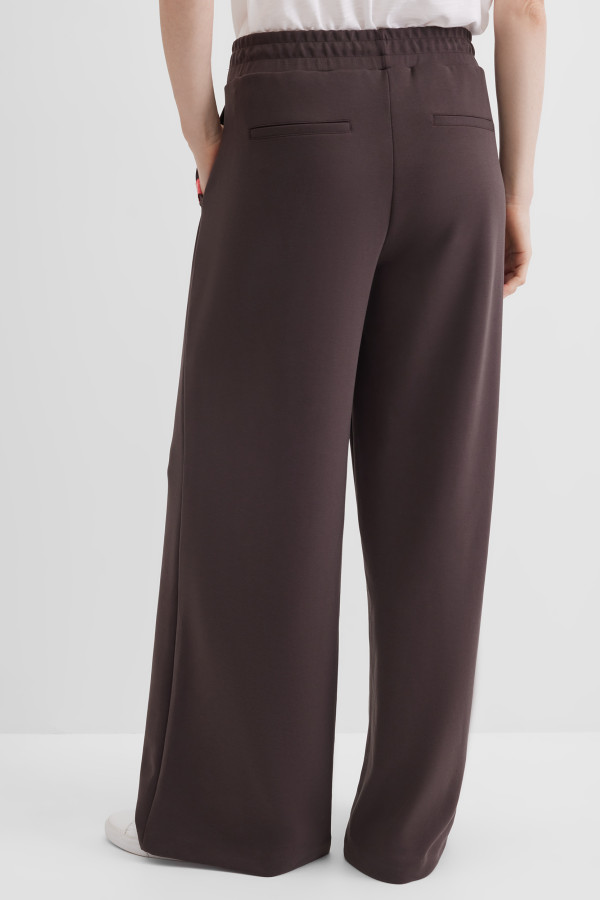 Брюки трикотажные широкие