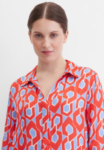 Платье-рубашка миди