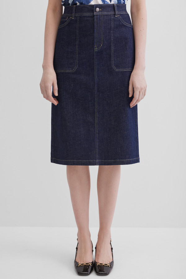 Юбка джинсовая