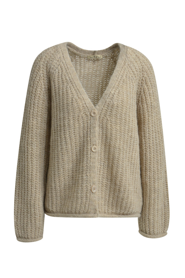 Кардиган крупной вязки