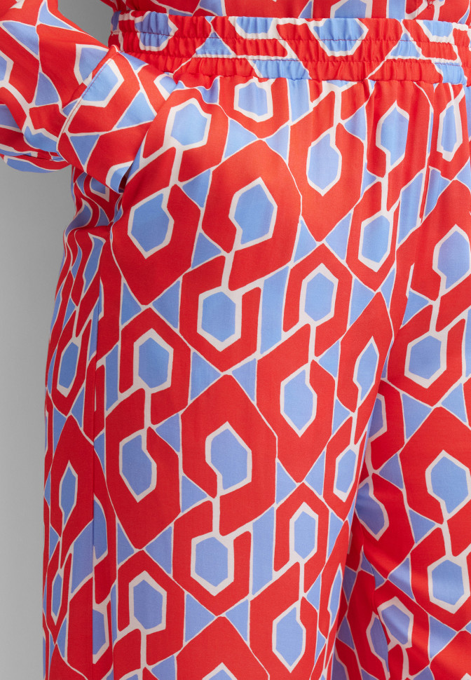 Брюки широкие