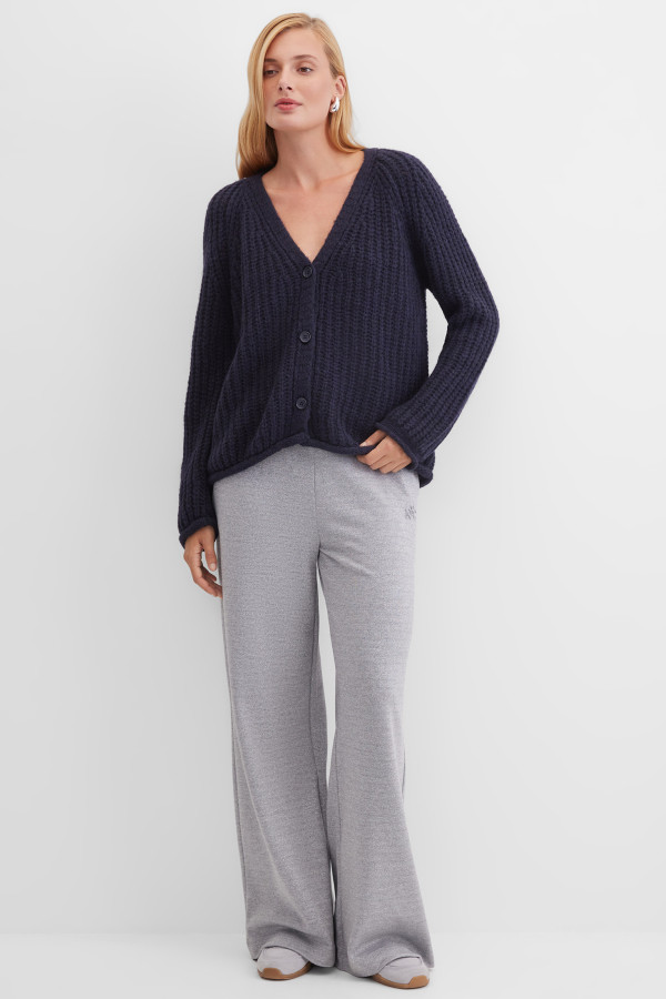 Кардиган крупной вязки